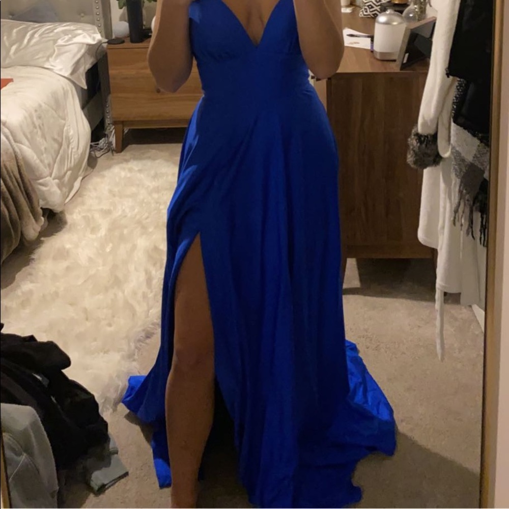 COPY - Jovani royal blue prom dress